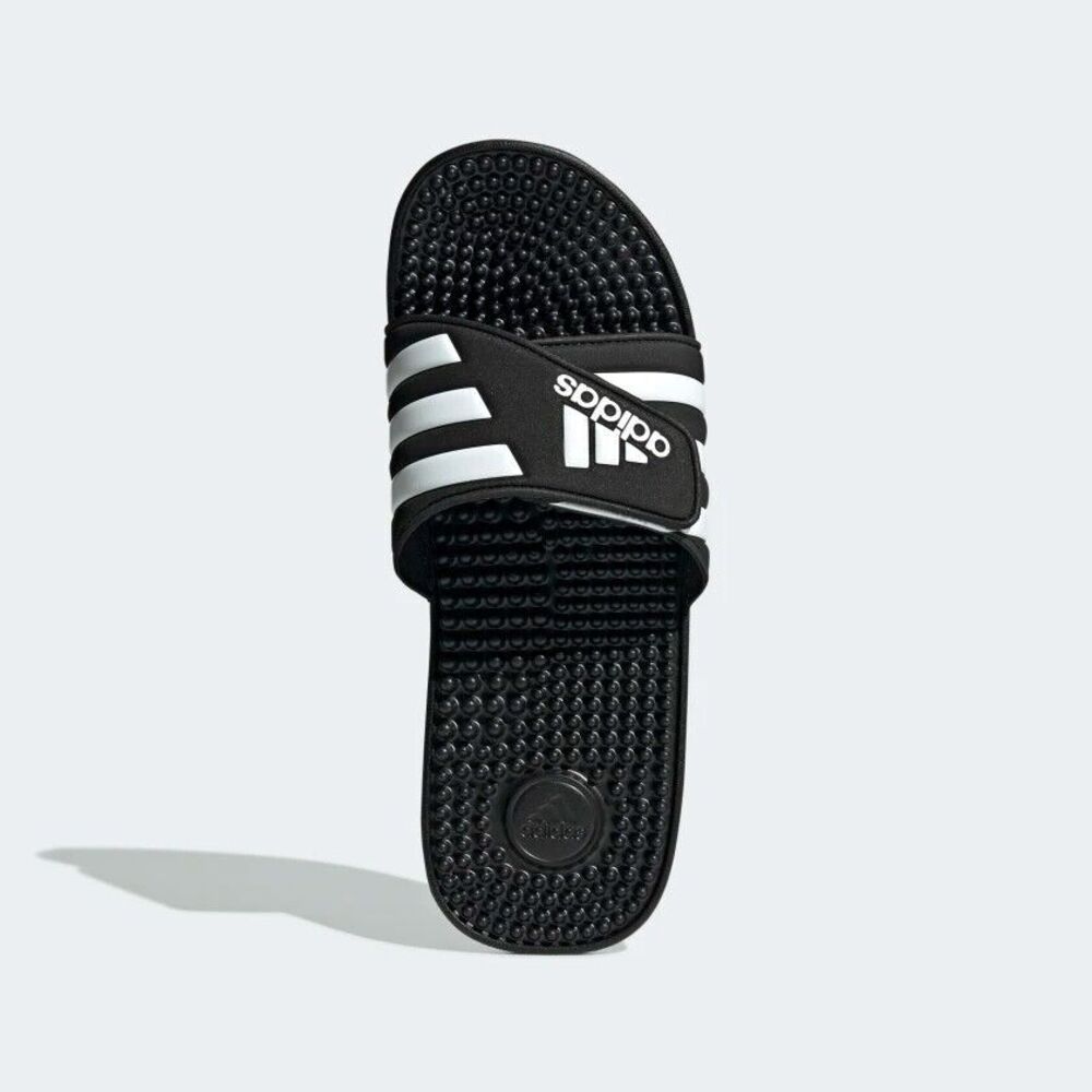 adidas Adissage Slides Men's Size 12 Core Black / Cloud White New With Box - Picture 4 of 8